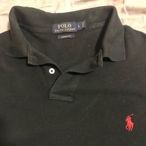 Black Ralph Lauren Polk Shirt